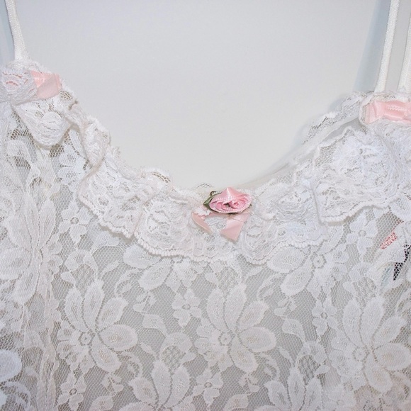 vintage lace lingerie top - Picture 2 of 5